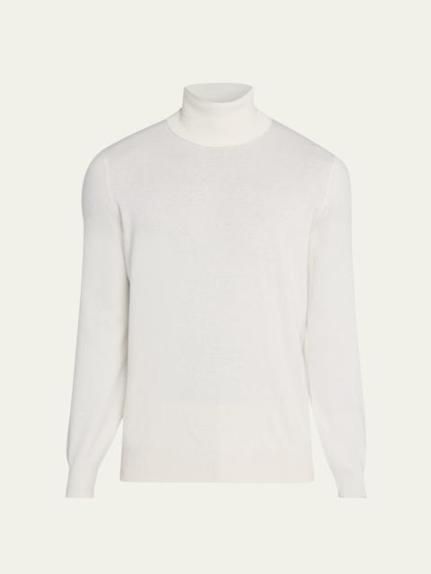 Brunello Cucinelli Men's Cashmere Turtleneck Sweater