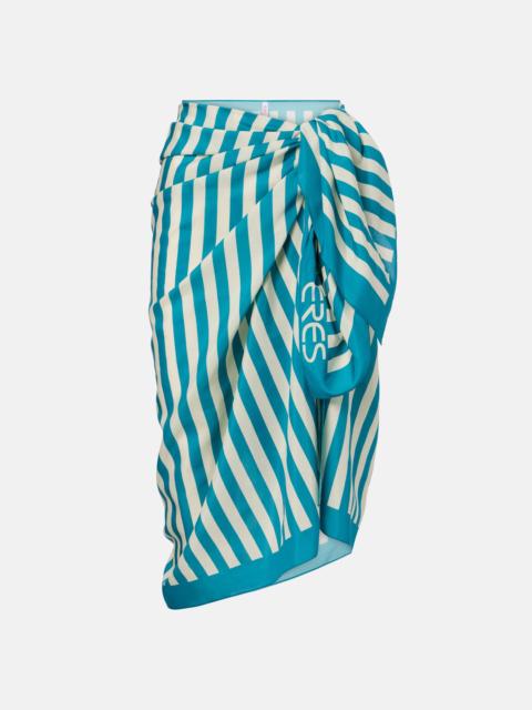 ERES Symbiose cotton and silk beach cover-up