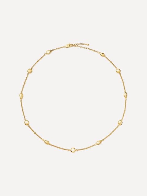 MISSOMA 18ct Gold-Plated Molten Teardrop Multi Charm Necklace