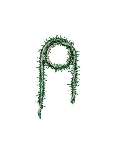 Dries Van Noten beaded scarf necklace