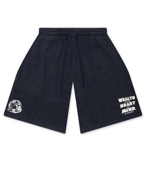 BILLIONAIRE BOYS CLUB HELMET SWEATSHORTS - NAVY BLAZER