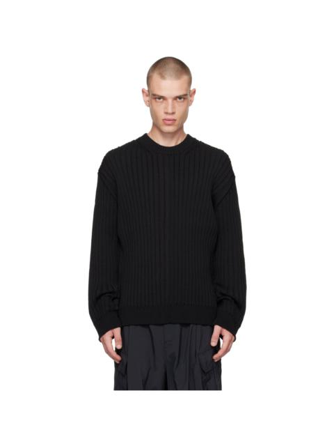 JUUN.J Black Crewneck Sweater