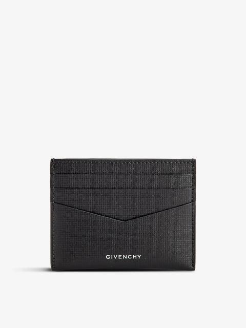 Givenchy Foiled-branding leather card holder