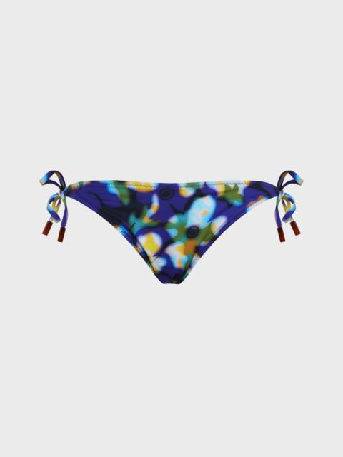 Vilebrequin WOMEN SIDE TIE BIKINI BOTTOM FRANGIPANIER TROUBLE