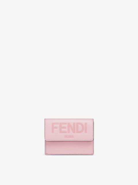 FENDI Pink leather wallet
