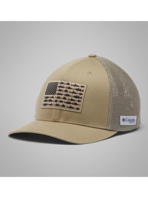Columbia PFG Fish Flag Mesh Ball Cap