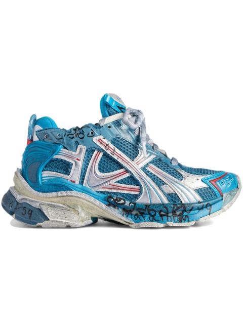 BALENCIAGA Balenciaga Runner Blue Silver White Red