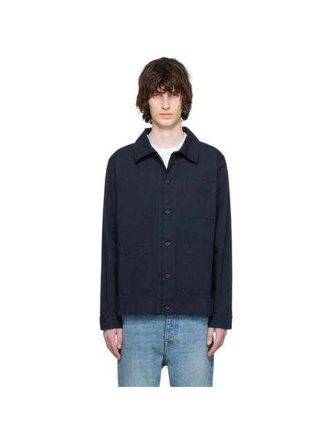 NN07 Navy Olav 1447 Shirt