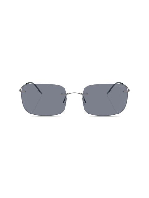 GIORGIO ARMANI Pillow square-frame sunglasses