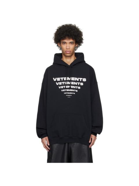 VETEMENTS Black Pyramid Hoodie