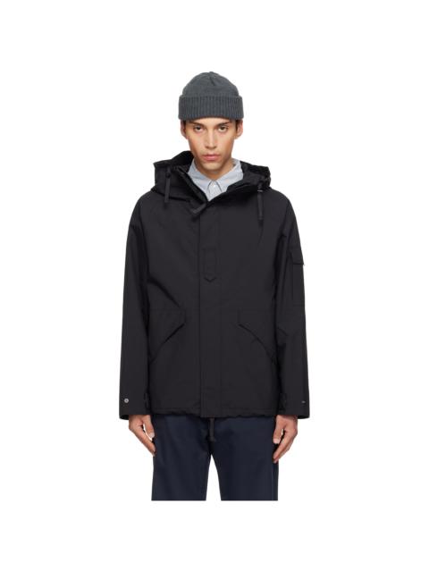 Nanamica Black 2L Nylon GORE-TEX Cruiser Jacket