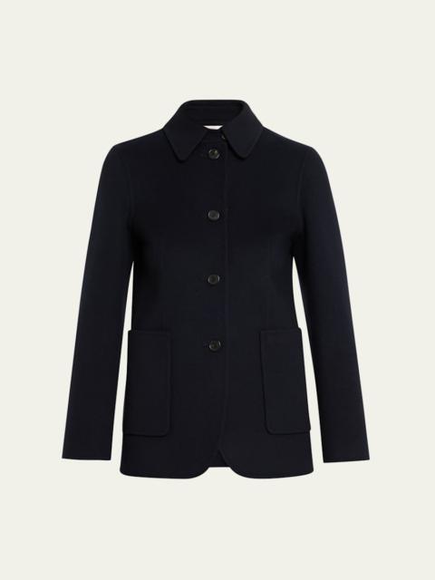 The Row Tiras Single-Breasted Cashmere Jacket