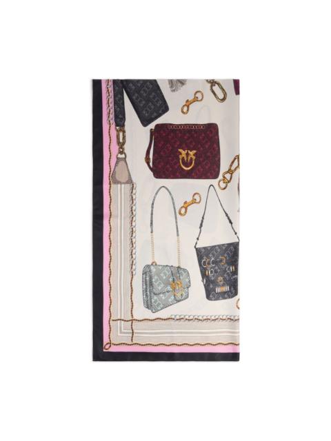 PINKO graphic-print scarf