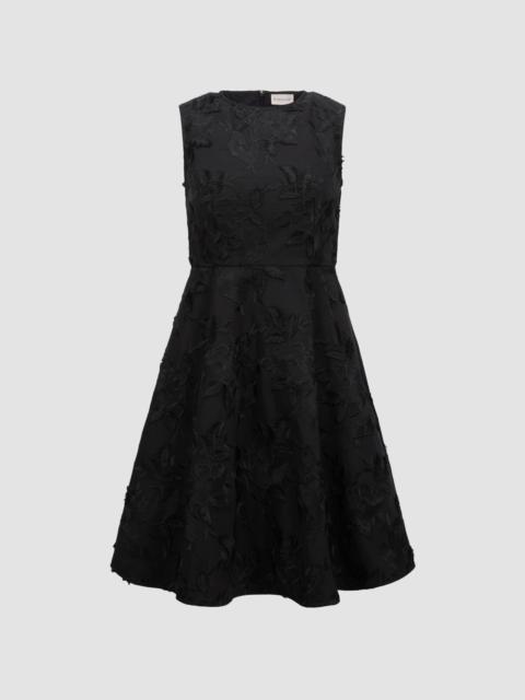 Moncler Floral Gabardine Dress