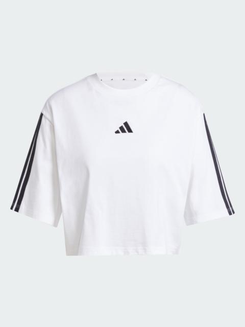 adidas Essentials 3-Stripes Cotton Loose Tee
