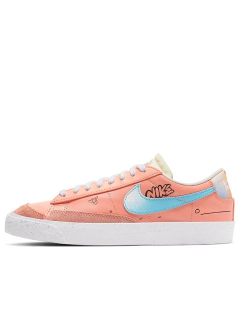 Nike (WMNS) Nike Blazer Low '77 Doodle Yuanyang Swoosh For Pink DJ4281-641