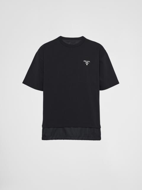 Prada Jersey and Re-Nylon T-shirt