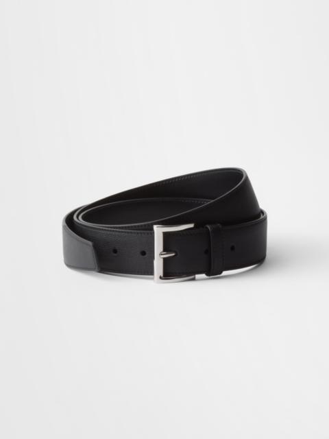 Leather belt