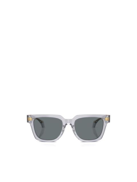 VERSACE Medusa-detail square-frame sunglasses