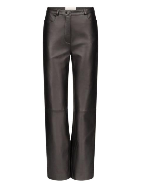 Loulou de Saison Cobe leather trousers