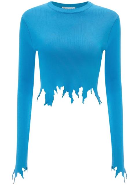 JW Anderson laser-cut long-sleeved jumper