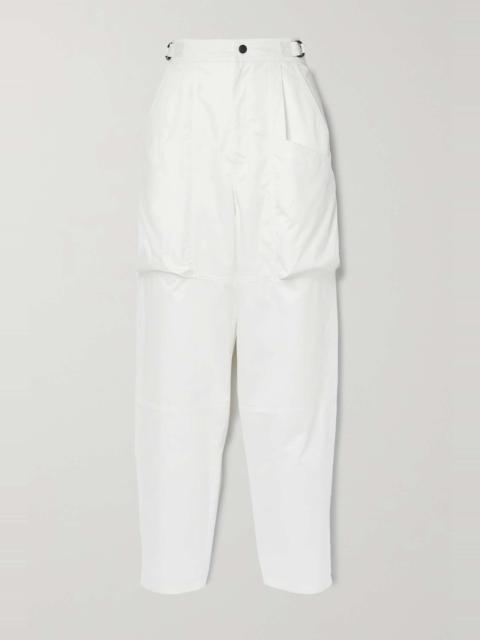 Isabel Marant Ferima pleated cotton tapered pants