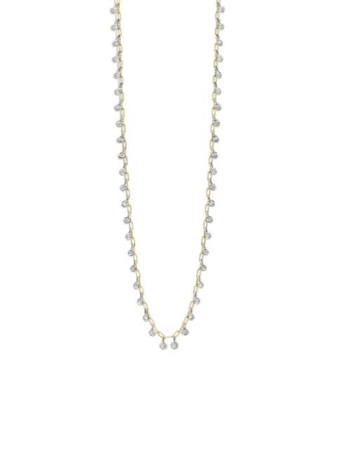 ILA Ephemeral 14K Yellow Gold Diamond Necklace gold
