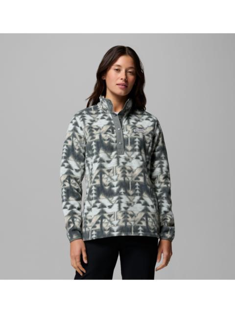 Columbia Women's Benton Springs Printed Half Snap Fleece Pullover