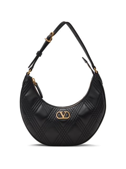 Valentino Black Quiltie 67 Mini Bag