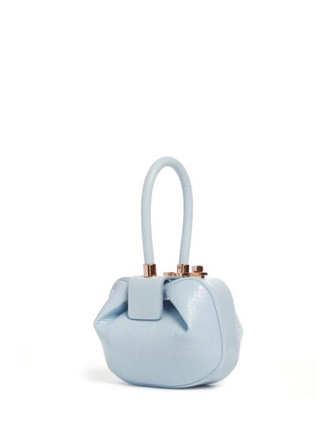 GABRIELA HEARST Demi Bag in Light Blue Snakeskin