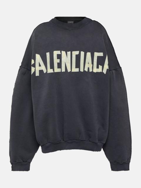 BALENCIAGA Tape Type cotton sweatshirt