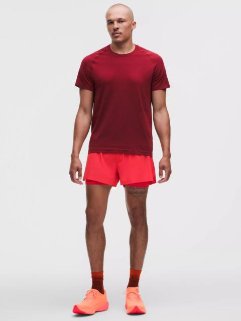 lululemon Mile Maker Ripstop Lined Short 4"