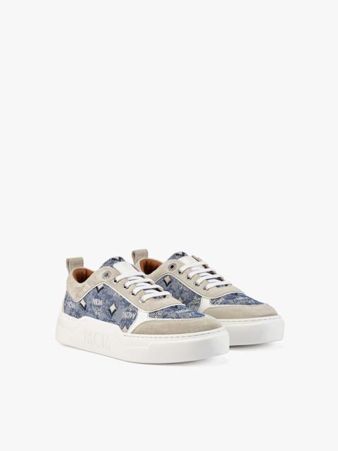 MCM Women’s Skyward Platform Sneakers in Vintage Monogram Jacquard