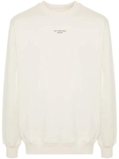 Drôle de Monsieur Introducing the 'LE SWEATSHIRT SLOGAN CLASSIQUE' by DROLE DE MONSIEUR, a premium sweatshirt that emb