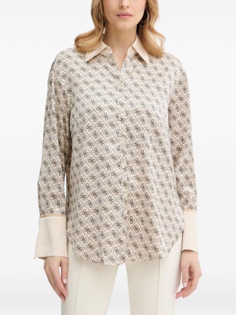 GUESS USA patterned collared shirt