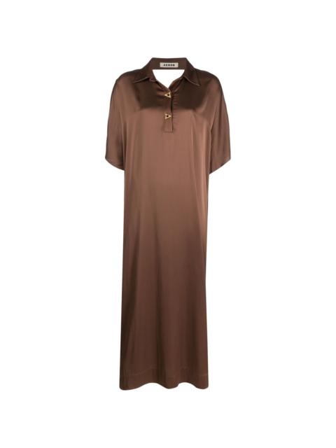 AERON EVE Cupro maxi dress with belt | aeron | REVERSIBLE
