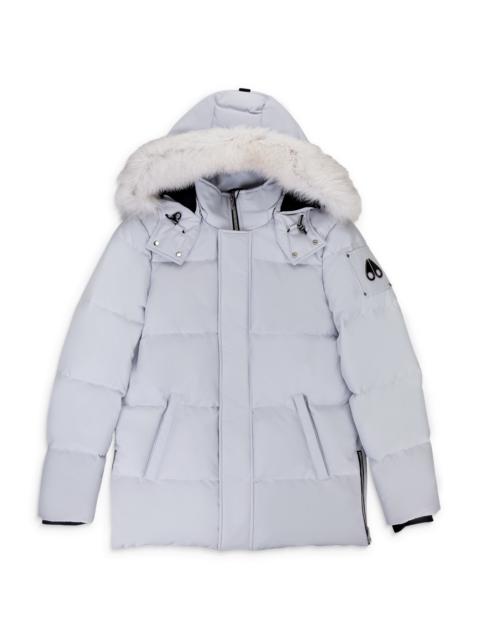 MOOSE KNUCKLES MOOSE KNUCKLES M CLOUD 3Q F NIMBUS CLOUD W/NAT PUFFER JACKET "Nimbus Cloud W/Nat"