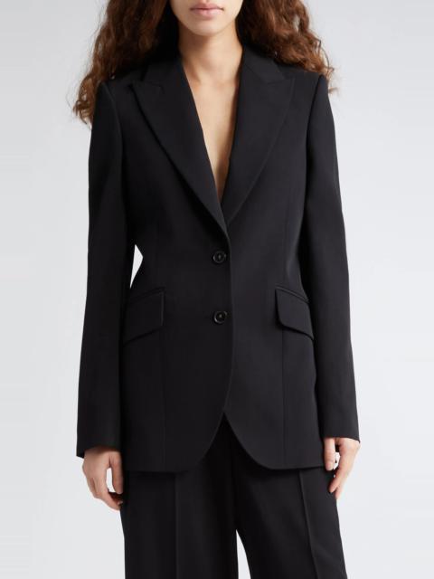 Iconic Wool Stretch Gabardine Blazer