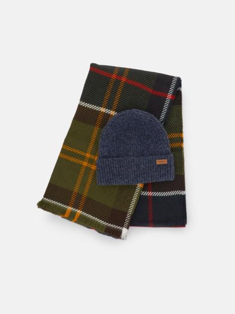 Barbour GIFT SET SCARF AND HAT