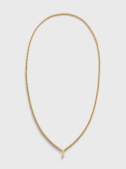 TOTEME Elongated byzantine necklace gold