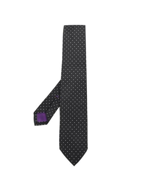 Ralph Lauren polka dot silk tie