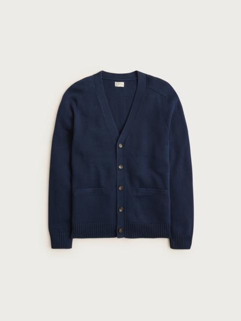 J.CREW Heritage cotton V-neck cardigan