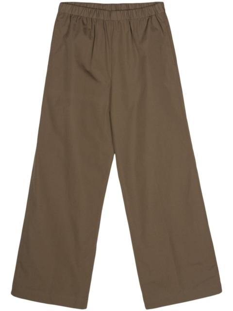 Aspesi poplin wide-leg trousers