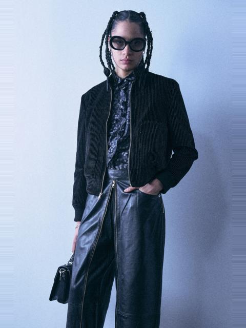 R13 Shrunken Jacket With Stand Collar