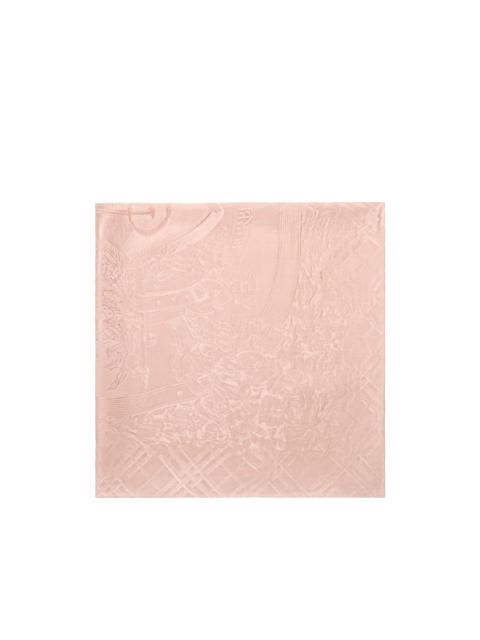 Burberry Floral Crest silk scarf
