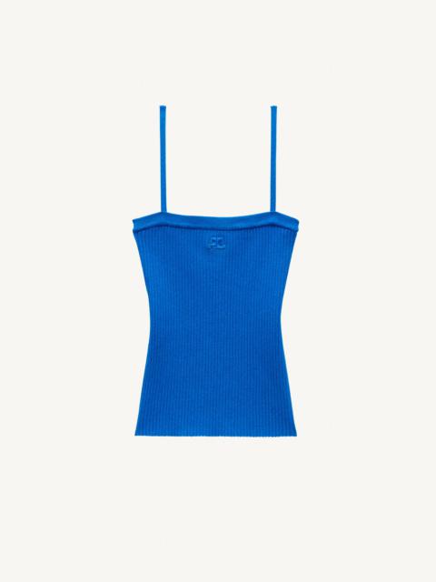 courrèges RIB TANK TOP