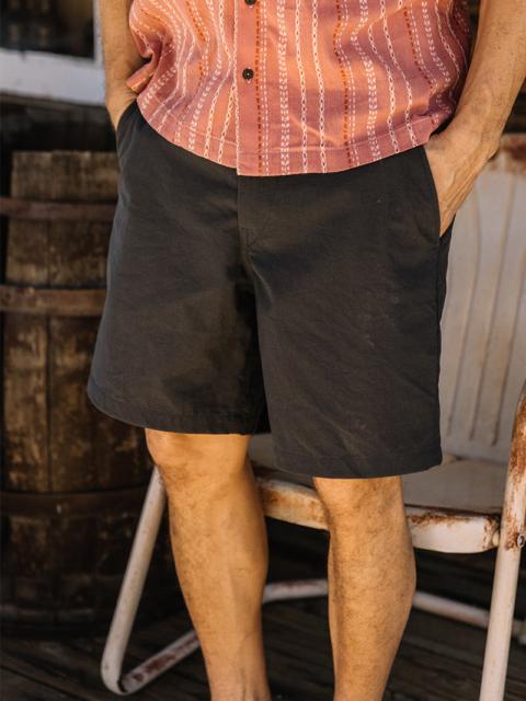 HIROSHI KATO The Scoop 7 1/2" Water Repellent Shorts - Gray