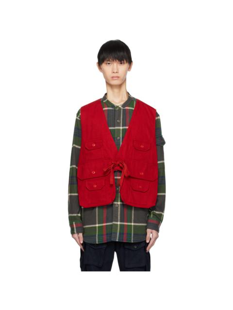 Engineered Garments Red Fowl Vest