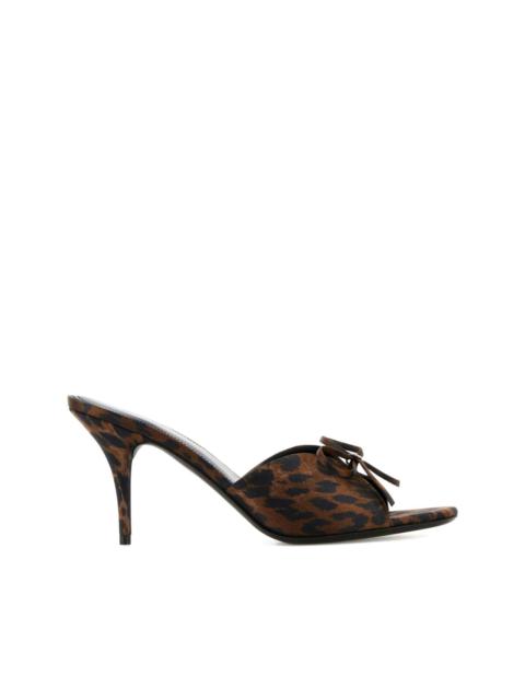 BALENCIAGA cagole 70mm sandal metallized | REVERSIBLE
