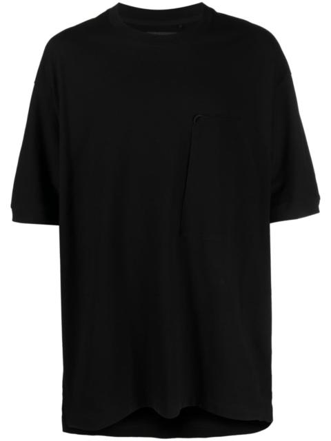 logo-patch sleeve T-shirt